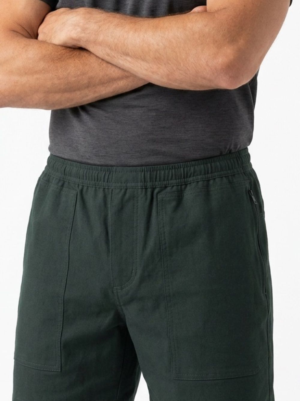 LULULEMON | Dark Green Elastic-Waist Shorts Men’s Size XX-Large